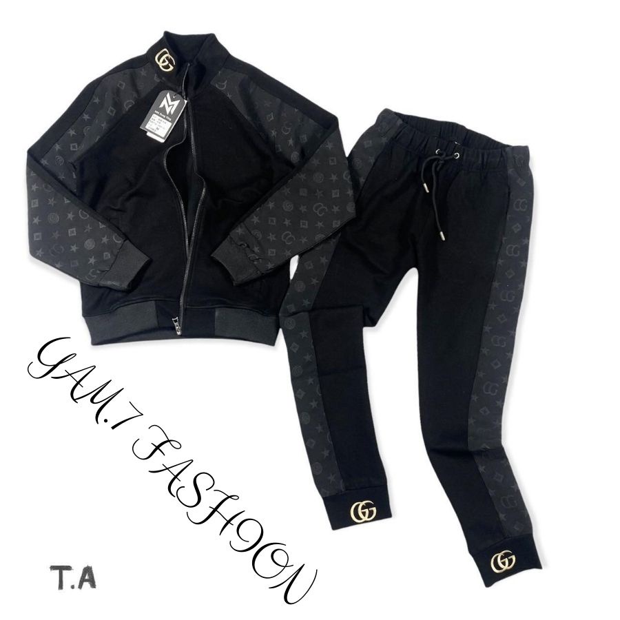 BỘ ĐỒ NỈ THỂ THAO NAM GUCCI YAM7_000051 CHẤT LIỆU THOẢI MÁI FULL SIZE