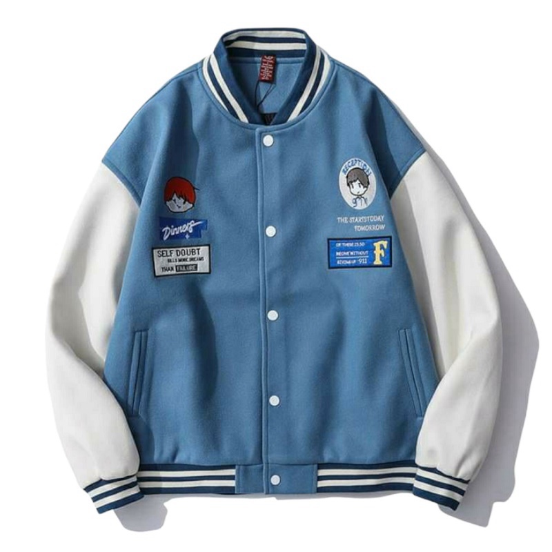 Áo Khoác Nỉ BOMBER PE Unisex Cúc Bấm ETP Mẫu Mới Bao HOT - ĐĂNG QUANG FASHION