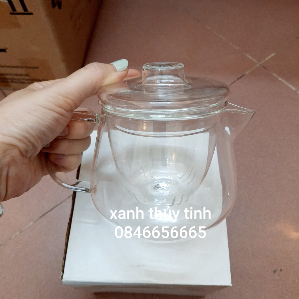 Ấm pha trà có lõi lọc bằng thuỷ tinh 500ml