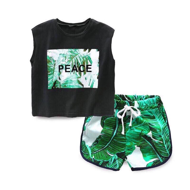 Set bộ Hawai bé trai bé gái