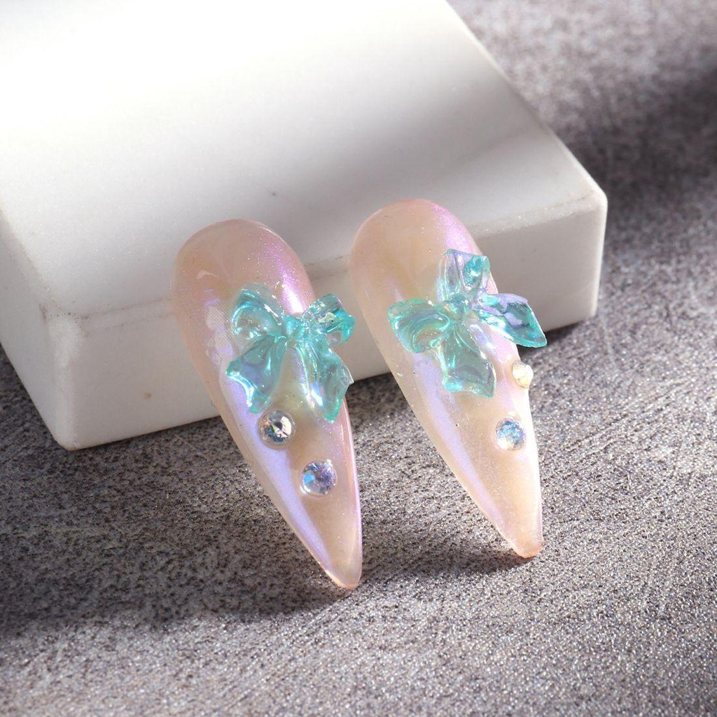 OCEANMAP 1 Hộp Phụ Kiện Trang Trí Móng Tay Nghệ Thuật