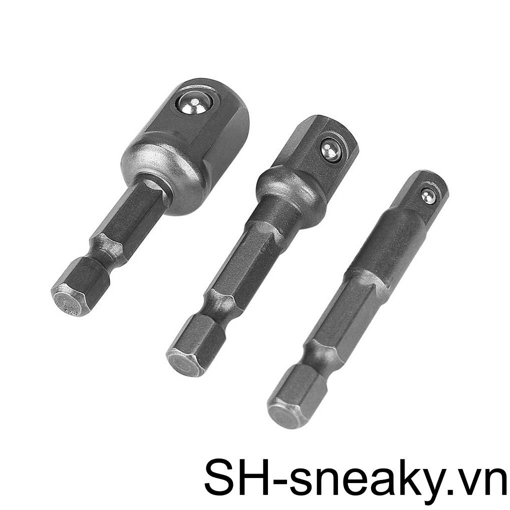 Set 3 Đầu Nối Mũi Khoan Lục Giác Hình Lục Giác Cho Gia Công Gỗ