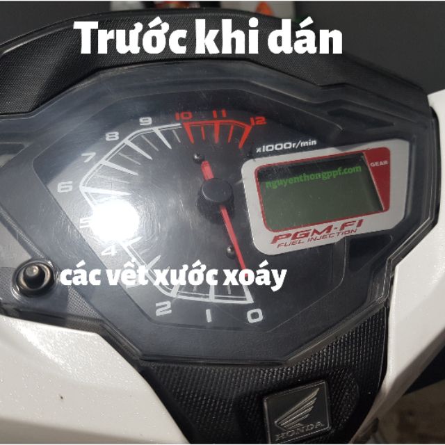 PPF Bảo vệ mặt đồng hồ xe Winner 150 Nguyễn Thông PPF