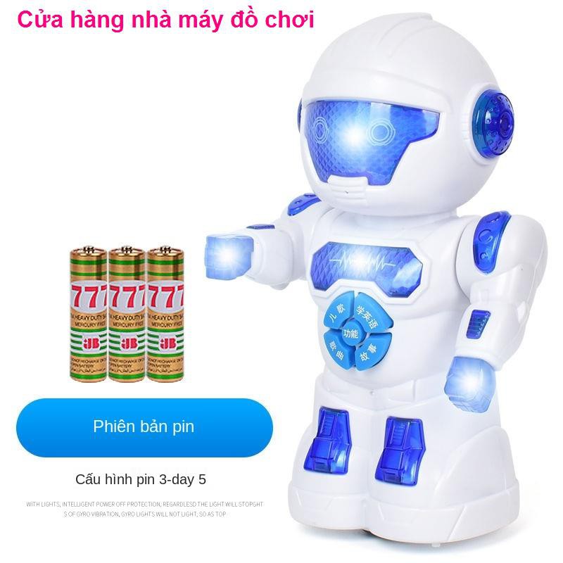 phụ kiệnRobot có thể đi, hát, nhảy múa, giải đố, giáo dục s ớm, âm nhạc điện, đồ chơi con trai