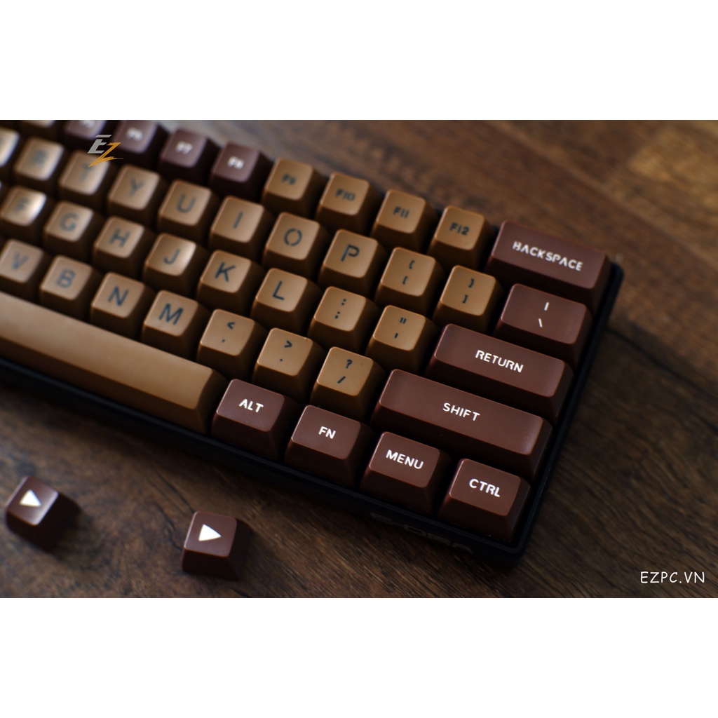 [Mã 33ELSALE hoàn 7% xu đơn 300k] Keycap MILK CHOCOLATE 108 Phím Cho Bàn Phím Cơ Của EZPC