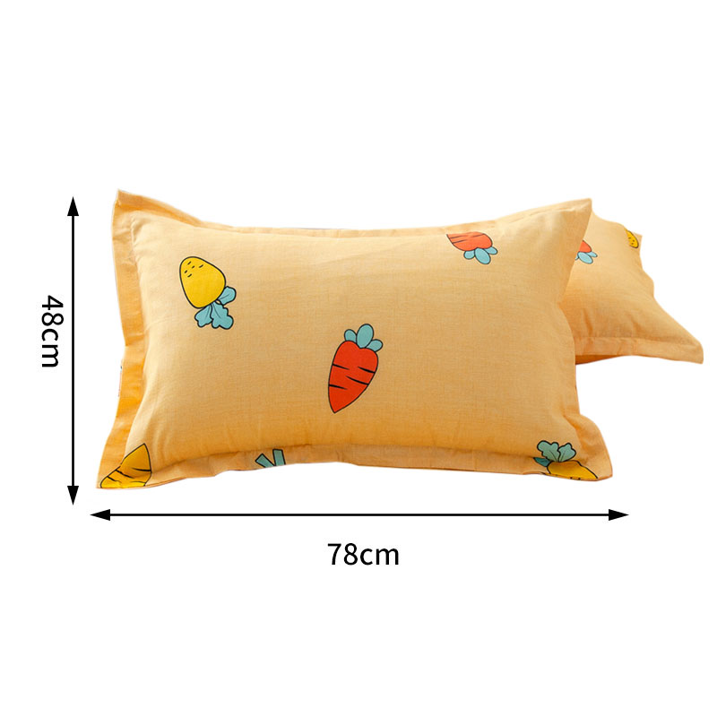 48*78cm Cartoon Rectangle Pillow Case Super-soft Pillow Cover Home Bedding Pillowcase
