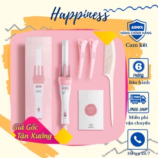  Máy uốn tóc xoăn mini 3 trục xoay tự động 360 độ VIVID & VOGUE - Máy làm tóc 3 in 1 uốn ép xoăn duỗi 