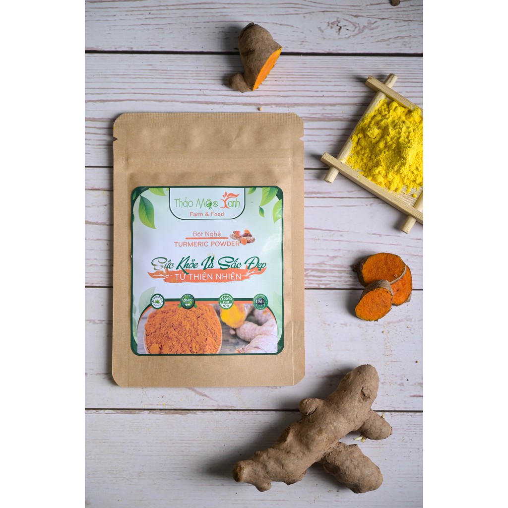 Tinh bột nghệ nguyên chất Handmade gói 100g