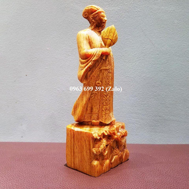 Tượng khổng minh gỗ huyết long | BigBuy360 - bigbuy360.vn