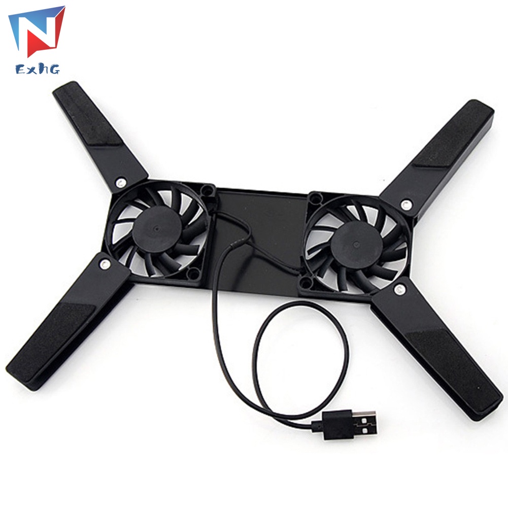 Giá Đỡ Tản Nhiệt Laptop Hai Cổng USB Có Thể Gập Lại Tiện Dụng