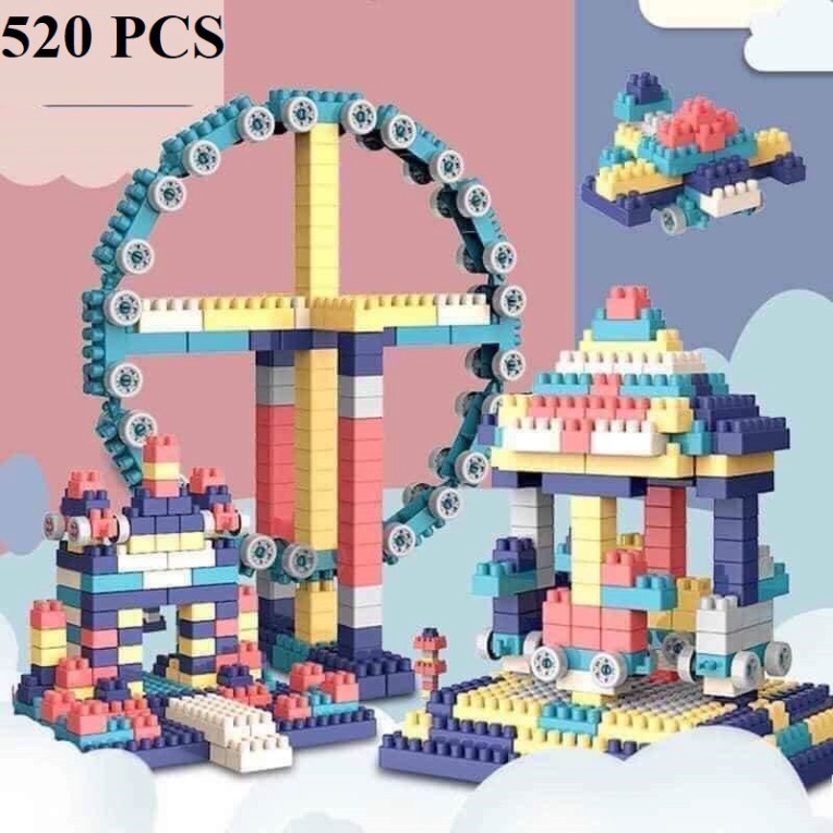 LEGO BUILDING BLOCK PARK 520 CHI TIẾT/ ĐỒ CHƠI XẾP HÌNH THÔNG MINH[RẺ NHẤT SHOPEE]  [GIÁ RẺ NHẤT]