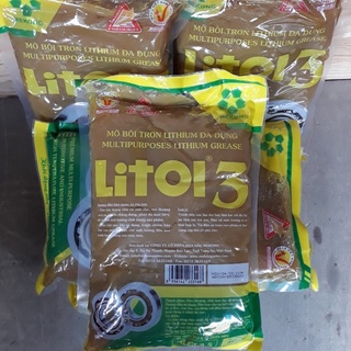 Mỡ bò chịu nhiệt cao cấp Litol 3 (bịch 800g) - chống rỉ sét - kháng nước
