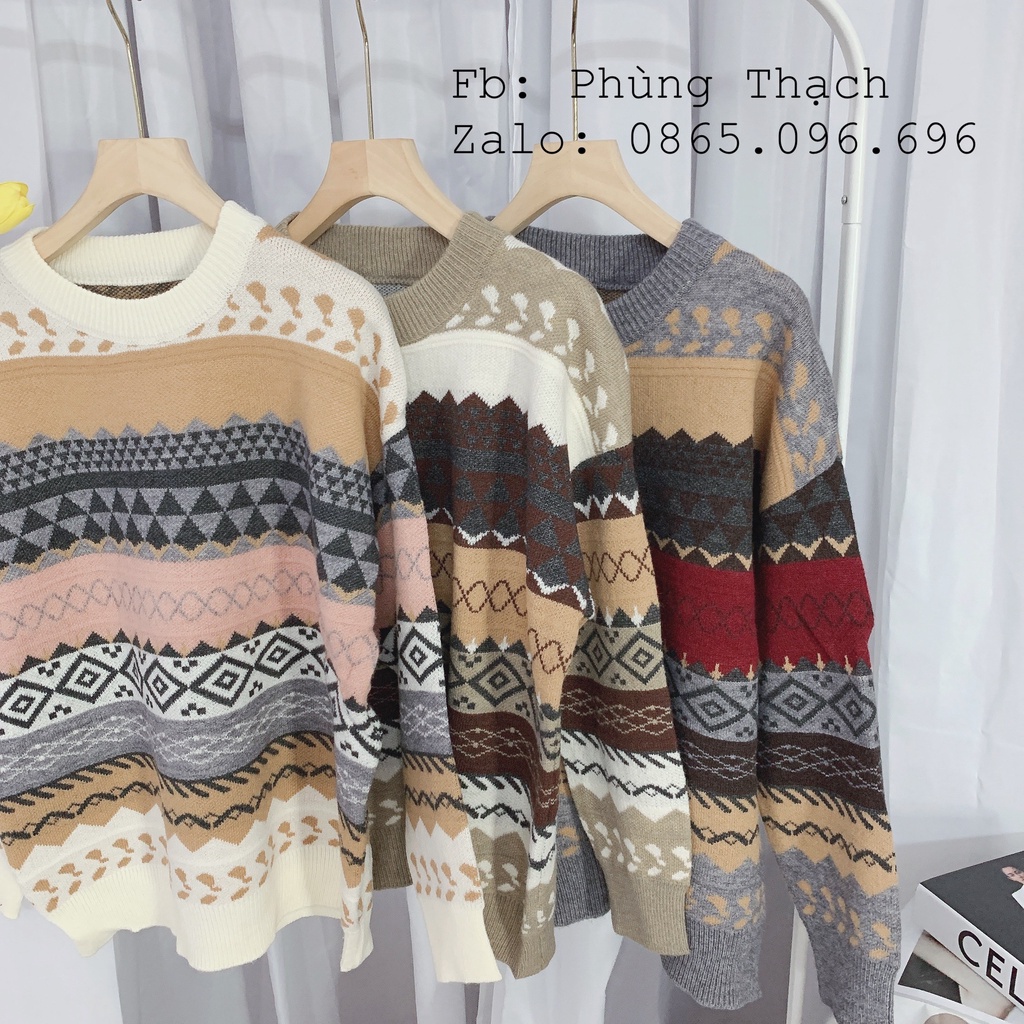 [Mã FAMARAL2 giảm 10K đơn 50K] ÁO LEN THỔ CẨM MẪU HOT CỰC XỊN ( ảnh thật+video)