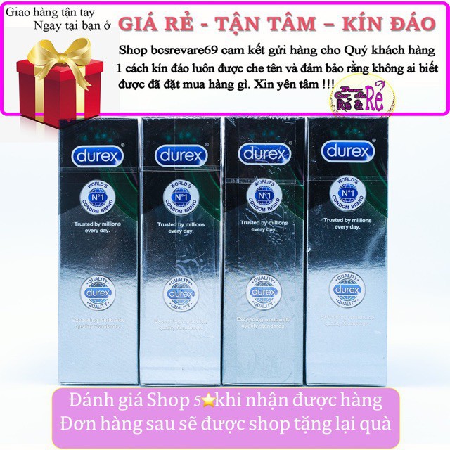 [ GIÁ SỈ ] Combo 3 hộp Bao cao su Durex Performa Kéo dài thời gian quan hệ + 1 tuýt durex 50ml