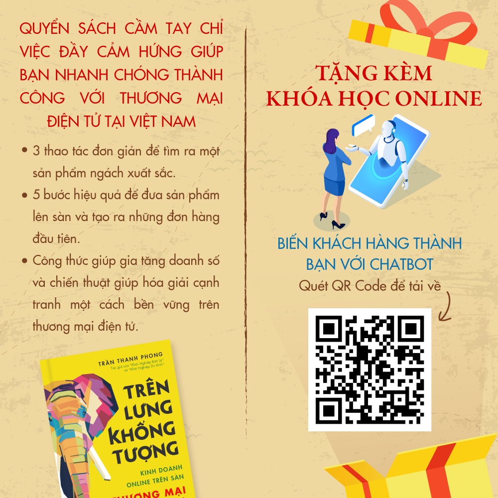 Sách - Trên Lưng Khổng Tượng - Kinh Doanh Online Trên Sàn Thương Mại Điện Tử