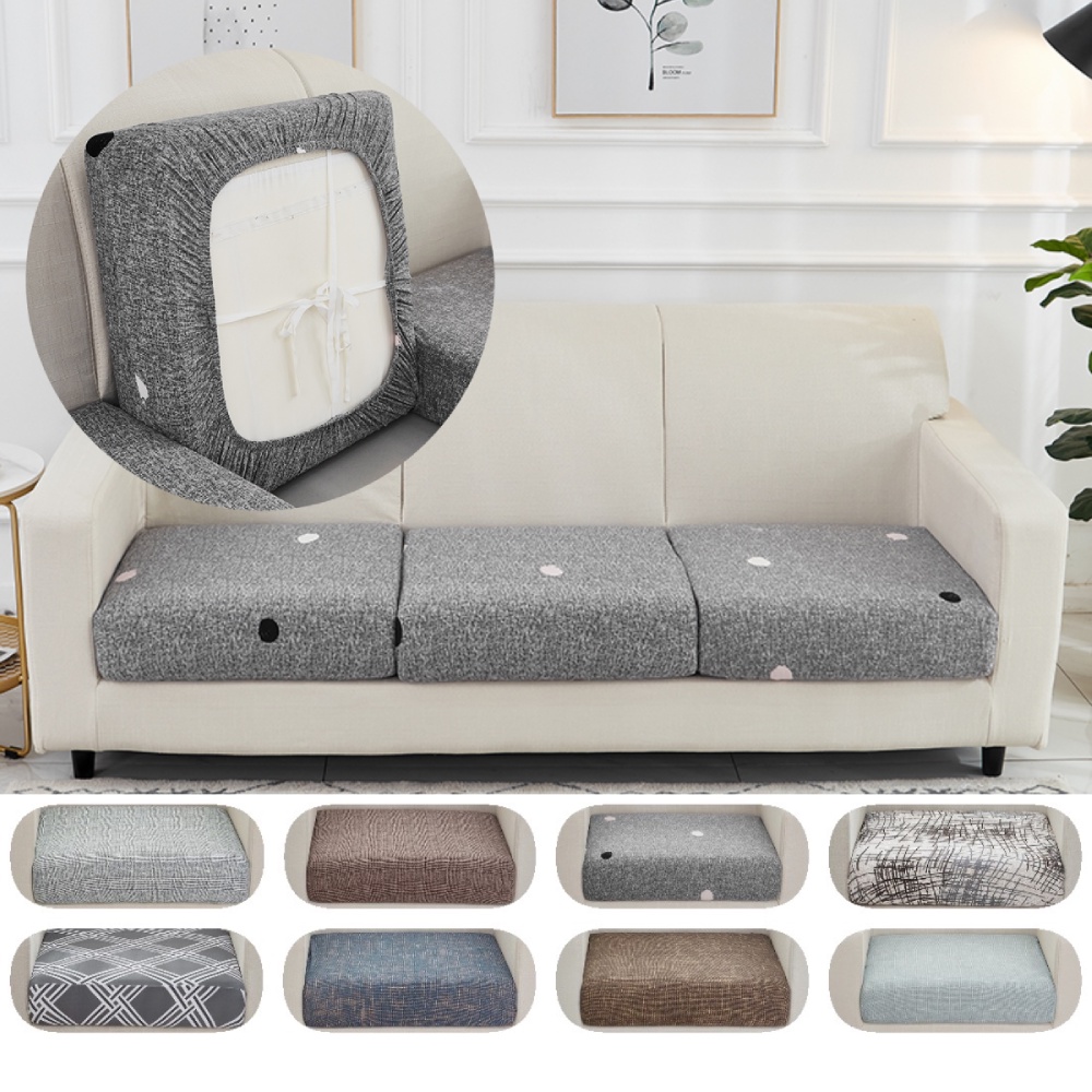 Vỏ bọc đệm sofa 1 / 2 / 3 / 4 chỗ chất vải co giãn phối họa tiết đa dạng tùy chọn cho trang trí trong nhà