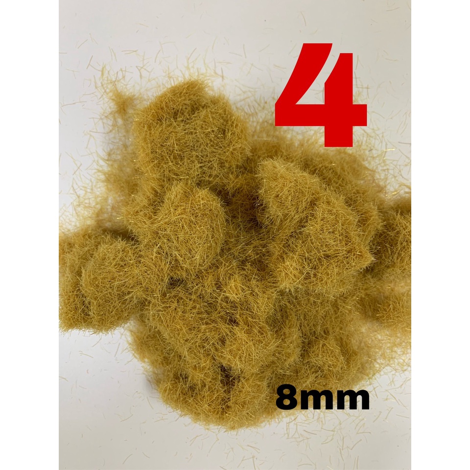 Bột Cỏ Sợi 8mm,10mm Nhiều Màu Làm Mô Hình Sa Bàn