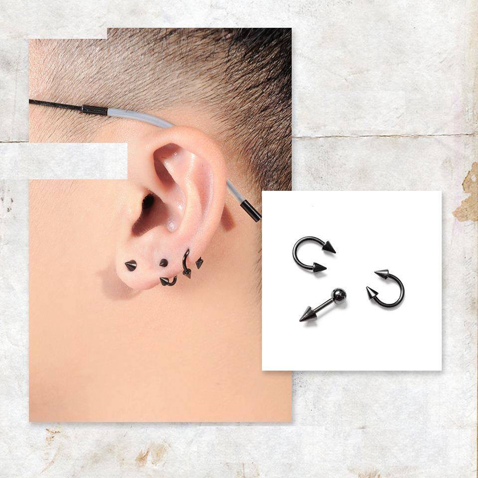 COMBO KHUYÊN: 2 KHUYÊN CHỮ U +1 KHUYÊN 2 ĐẦU BI (y ảnh)