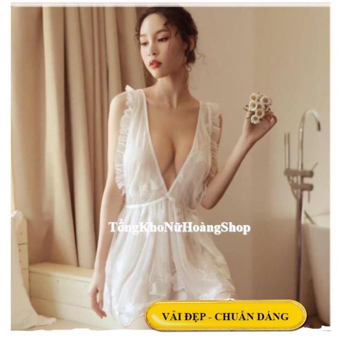 [Siêu Phẩm - Sang Chảnh]Váy ngủ sexy ren hoa nữ hoàng quyến rũ B1027 | BigBuy360 - bigbuy360.vn