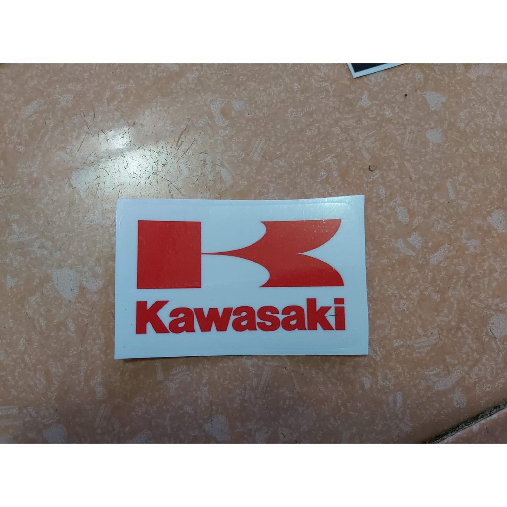 Tem Sticker Kawasaki Dán Xe, Dán Nón Giá Rẻ