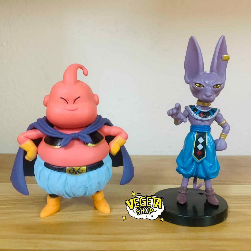 Mô hình Dragon Ball Super WCF - Buu Beerus Whis Frieza Vegeta Goku God Blue Pilaf Mai Shu Ma bư mập gầy Fide - Cao 4~9cm