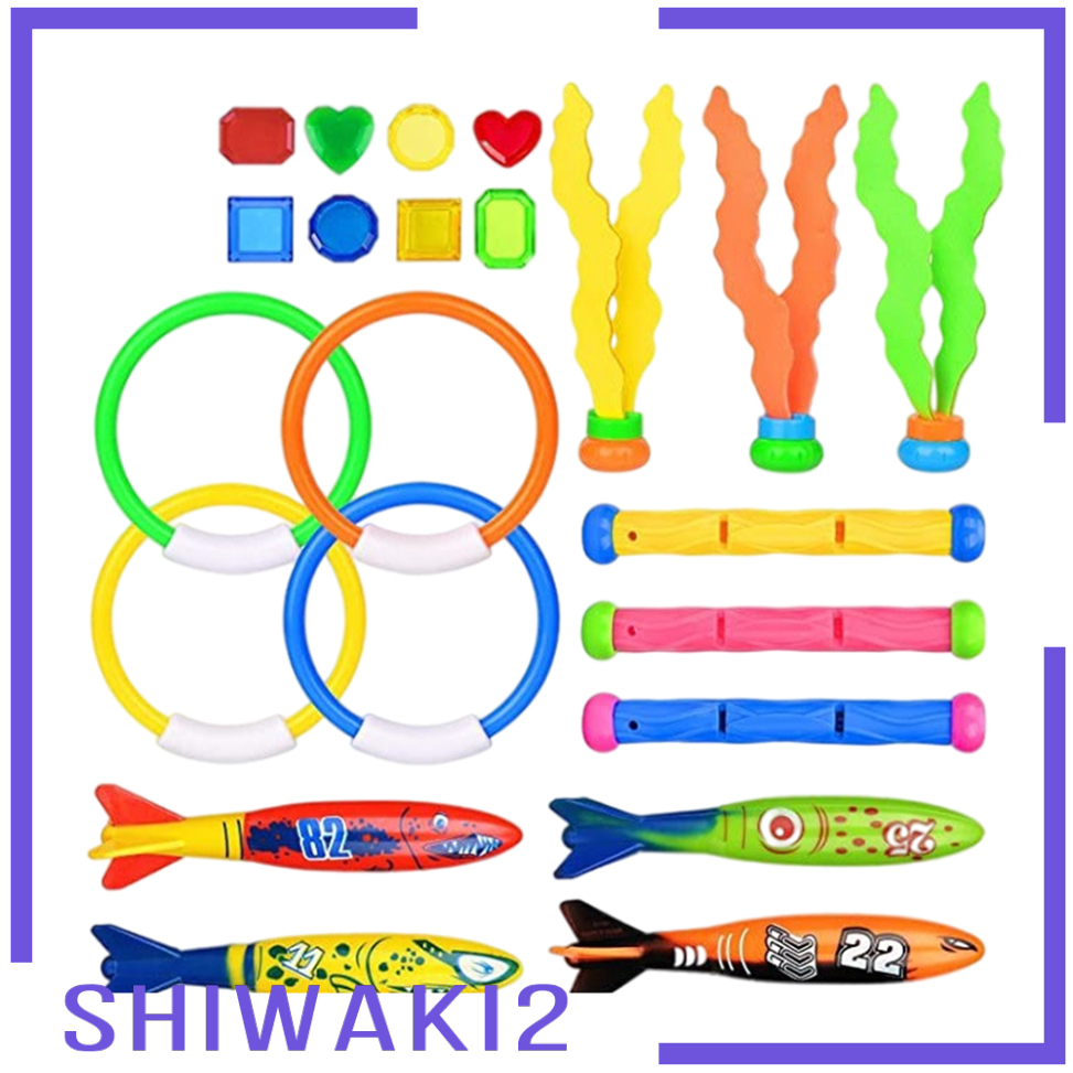 Set 22 Đồ Chơi Lặn Dưới Nước Bằng Nhựa Vui Nhộn Shiwaki2