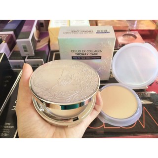 Phấn Nén Cellio Ex Collagen SPF 30