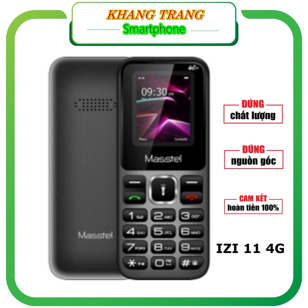 Điện thoại người già điện thoại bàn phím izi 11 4G khả năng đàm thoại rõ bàn phím to khangtrang bảo hành 12 tháng
