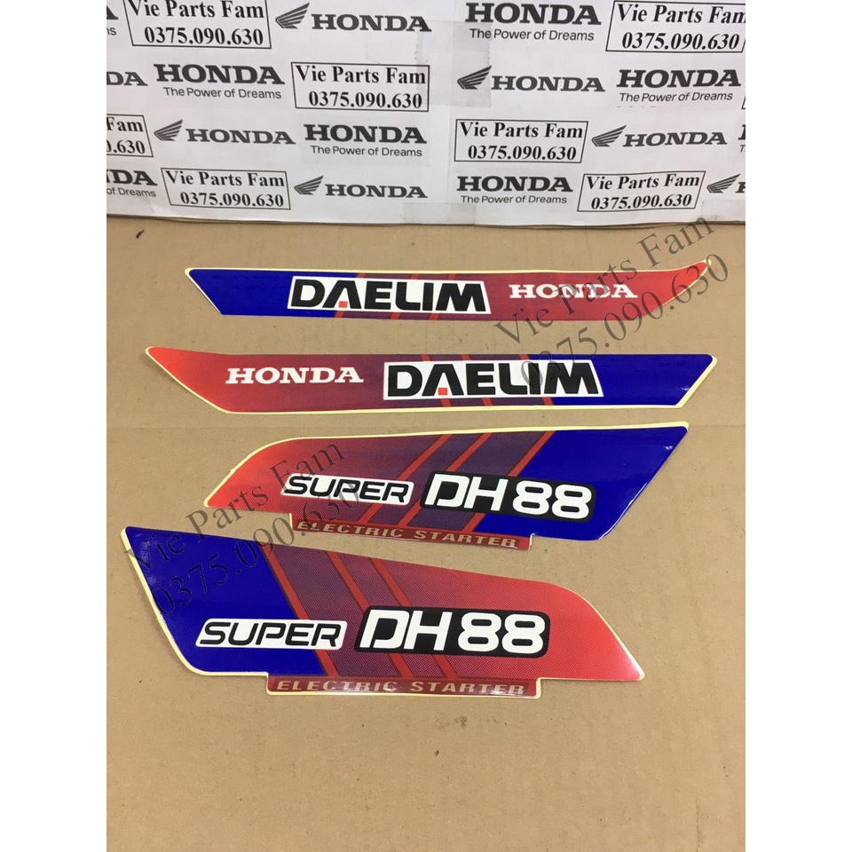 Bộ tem xe máy DH 88