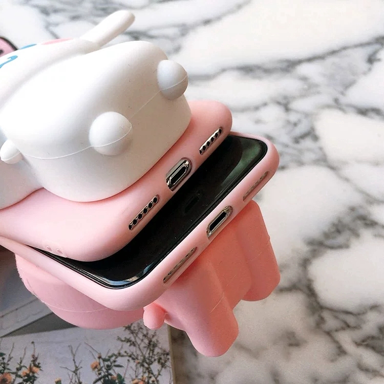 Huawei P20 P30 Pro Mate 20 30 Pro Lite Phim hoạt hình dễ thương Pink Melody Ví điện thoại trường hợp sling