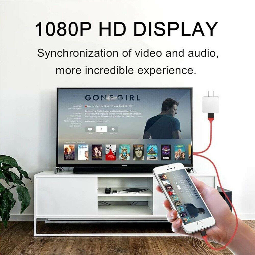 Cáp Chuyển Đổi Kết Nối Hdmi 2.0 1080p Sang Tv Hdtv Cho Iphone Se 11 11pro Max Xr / Xs Max / 7 / 8 Plus / Ipad Mini