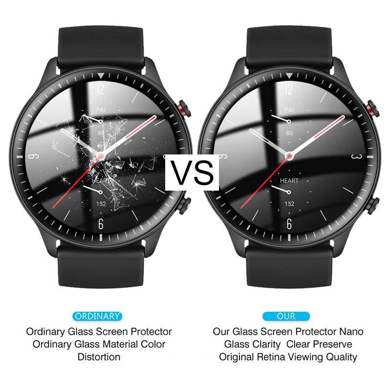 Kính Cường Lực Bảo Vệ Màn Hình Bằng Sợi Carbon Cho Huami Amazfit GTR 4