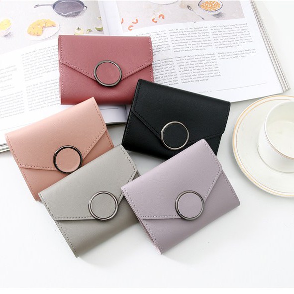 Ví nữ cầm tay mini ngắn cute dễ thương nhỏ gọn bỏ túi nhiều ngăn cao cấp đẹp giá rẻ V7 | BigBuy360 - bigbuy360.vn