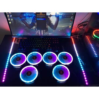 quạt tản nhiệt LED COOLMOOL trang trí CASE máy tính V2