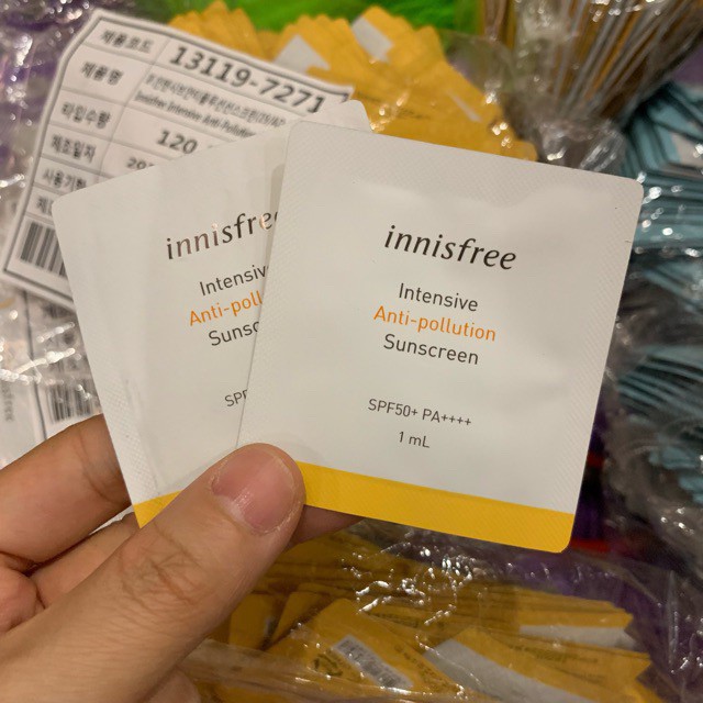 Sample 1ml Kem Chống Nắng INNISFREE Perfect UV Protection Cream Anti Pollution SPF50+ PA++++ Mini size