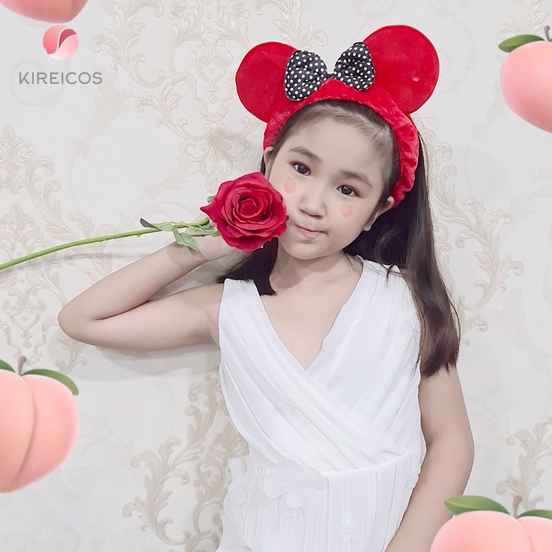 Băng Đô Tai Mickey Có Nơ Hot Trend Hàn Quốc