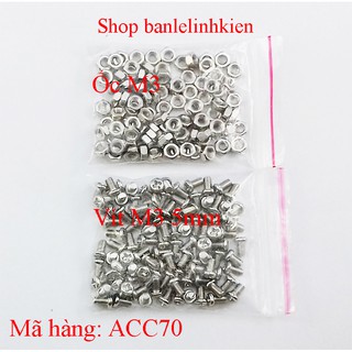 Ốc vít cỡ M3 các loại độ dài