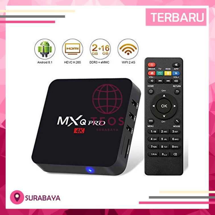 Đầu Mxq Pro 4k Android Box Smart Tv 1gb Ram 8gb Rom Teos