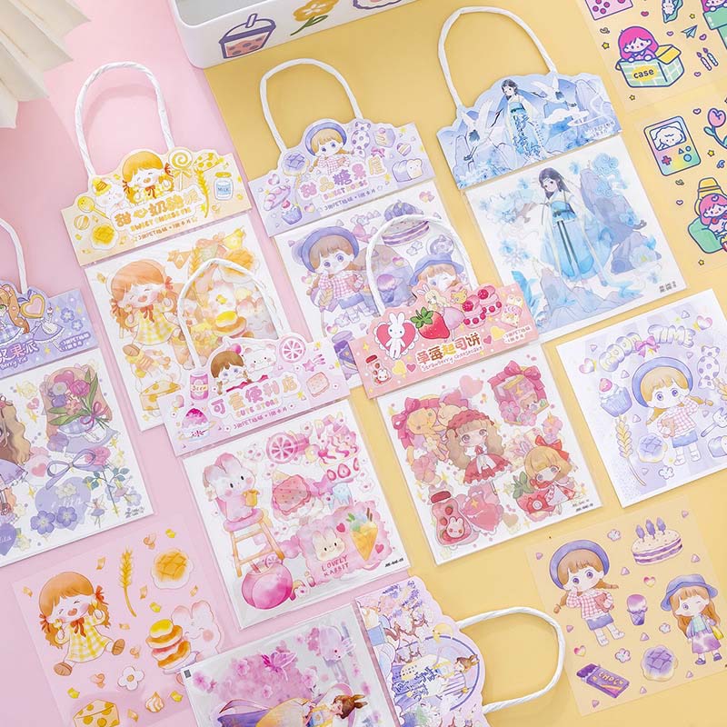Sticker túi quà tặng 3 tấm