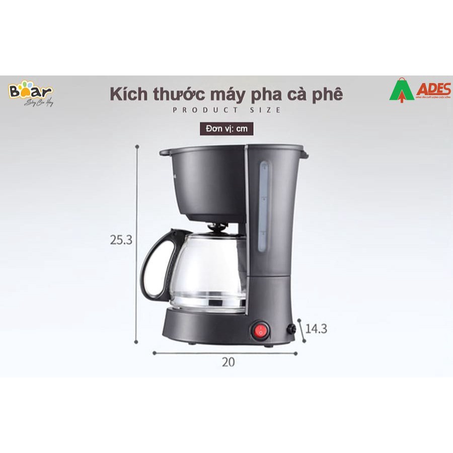 [Mã ELHADEV giảm 4% đơn 300K] Máy pha cà phê BEAR CF-B06V2