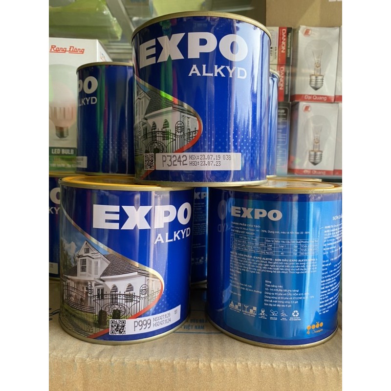 EXPO ALKYD - SƠN DẦU EXPO ALKYD BÓNG 70ml, 150ml, 375ml