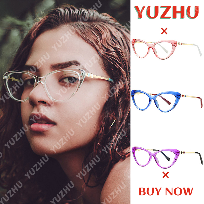 Mắt Kính Gọng Kim Loại Tr90 Thời Trang Cao Cấp Cho Nữ