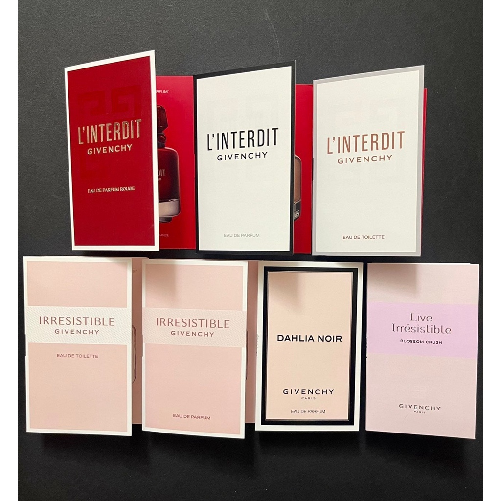Sample  mẫu thử Vial Nước hoa Givenchy L’Interdit EDP - EDT - Intense - Irresistible 1ml