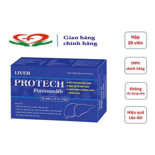 Bổ gan Liver Protech PlatinumRb, bổ gan, giải độc gan, hạ men gan, dùng cho người viêm gan, sơ gan, gan yếu, nóng trong.