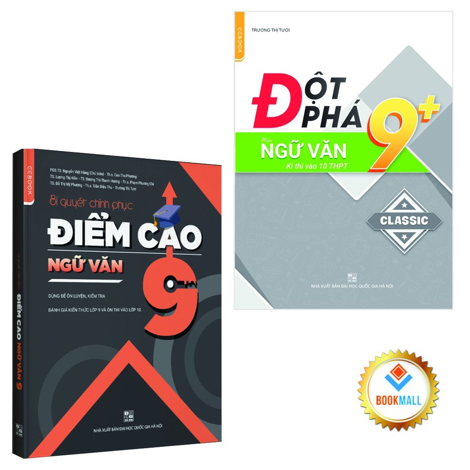 Sách - Combo Đột phá 9+  kì thi vào lớp 10 - Chinh phục điểm cao 9 - Ngữ Văn (2 cuốn)