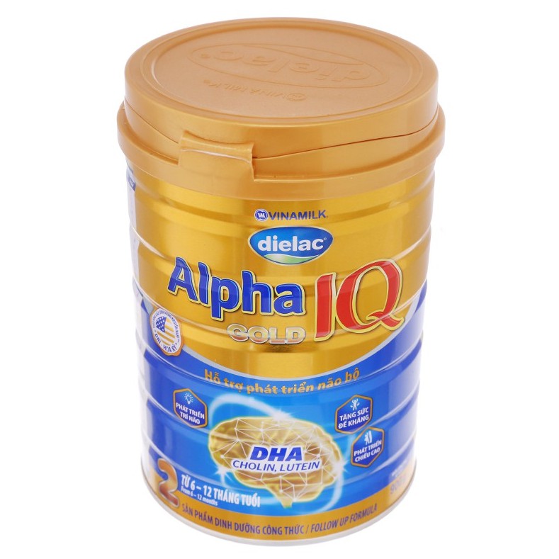 Sữa bột Dielac Alpha Gold IQ 2 lon 900g (6 - 12 tháng)