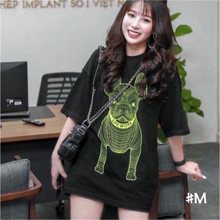 ⚡️bán sỉ⚡️áo thụ cotton hoạ tiết cún xanh