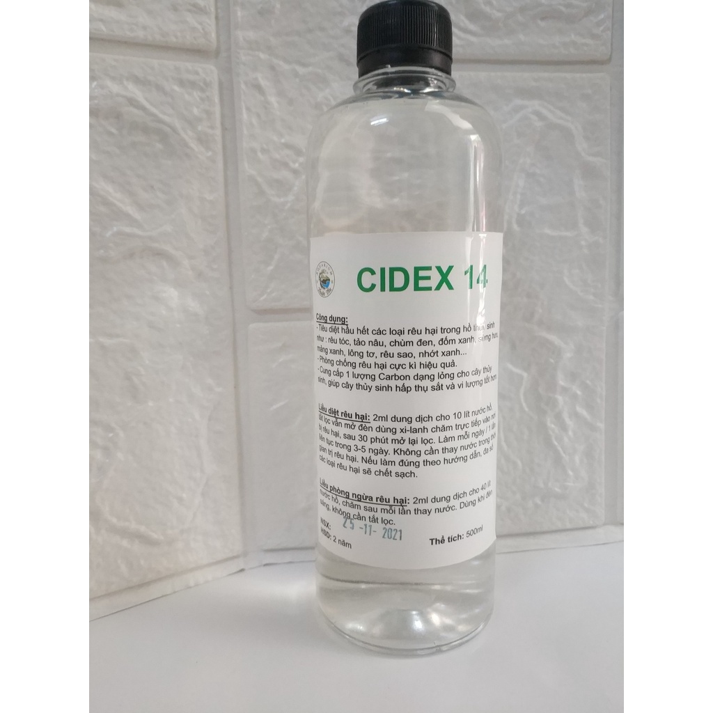 Dung Dịch Cidex 14 - Phòng trừ rêu hại cho hồ thủy sinh
