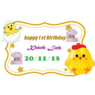 Hình chibi bảng tên bé gái