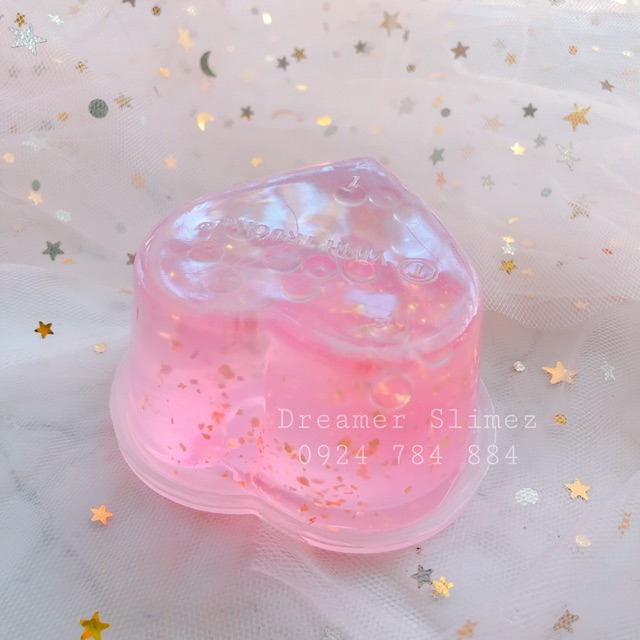 SLIME PINKY HEART HŨ TRÁI TIM - SLIME TRONG SIÊU ĐẸP - CLEAR SLIME HANDMADE DIY ĐỒ CHƠI SLIME CHO BÉ AN TOÀN